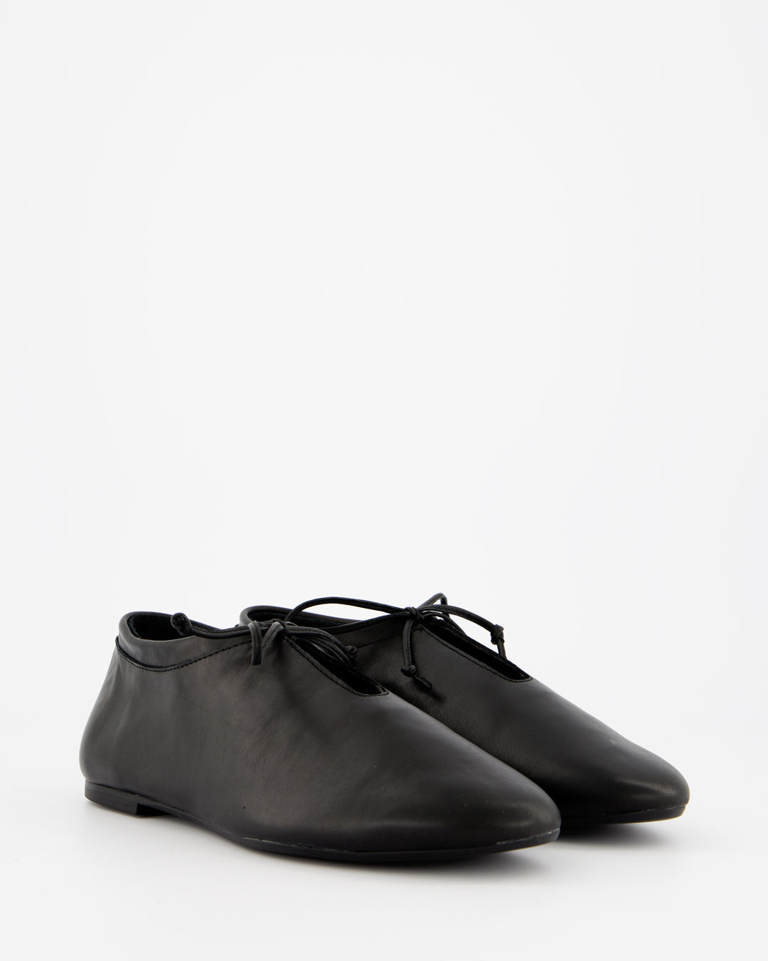 BLANCHE - BLACK LEATHER SHOES