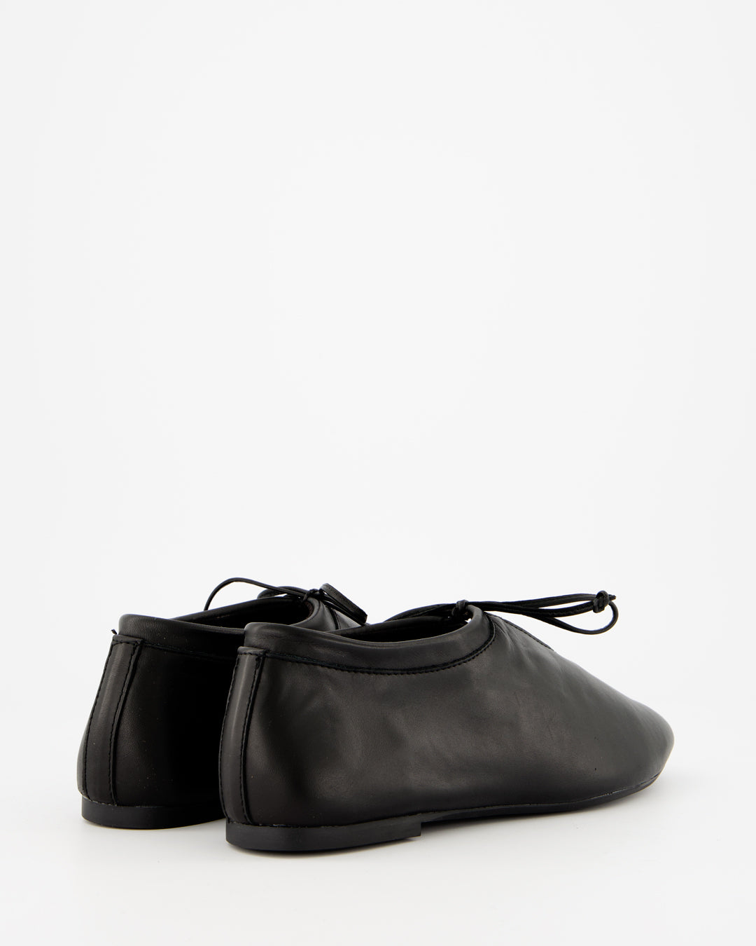 BLANCHE - BLACK LEATHER SHOES