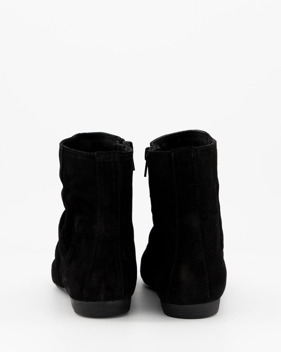 SAYIN - BLACK SUEDE ANKLE BOOTS