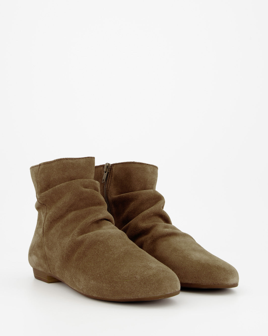 SAYIN - BROWN SUEDE ANKLE BOOTS