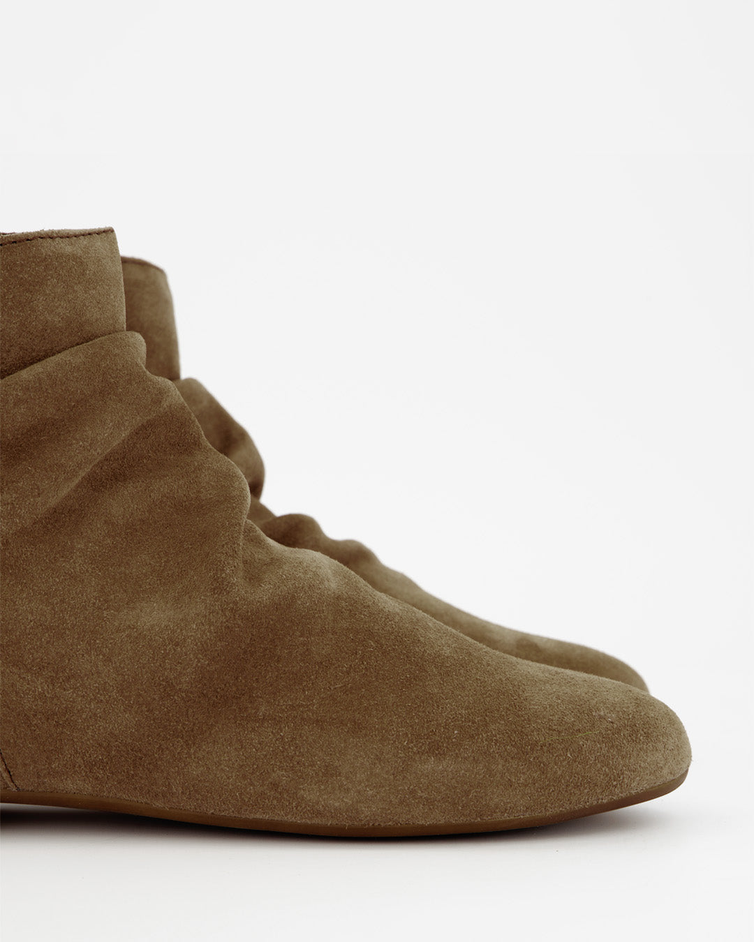 SAYIN - BROWN SUEDE ANKLE BOOTS