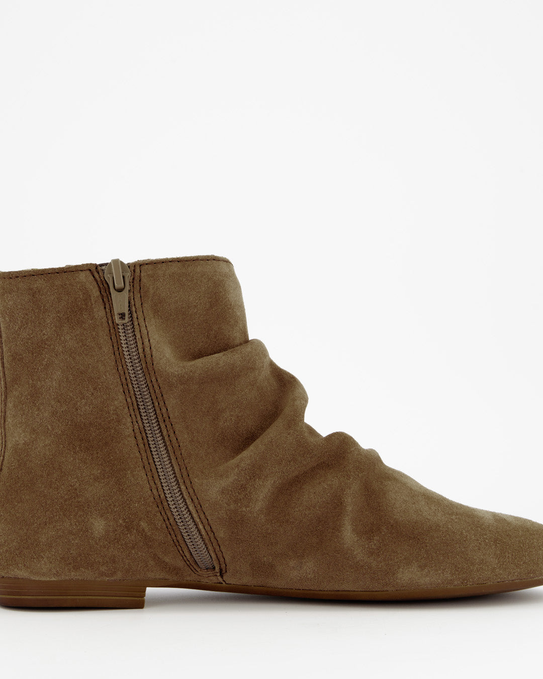 SAYIN - BROWN SUEDE ANKLE BOOTS