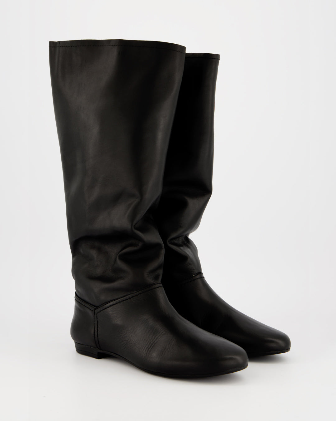 SINCHI - BLACK LEATHER BOOTS