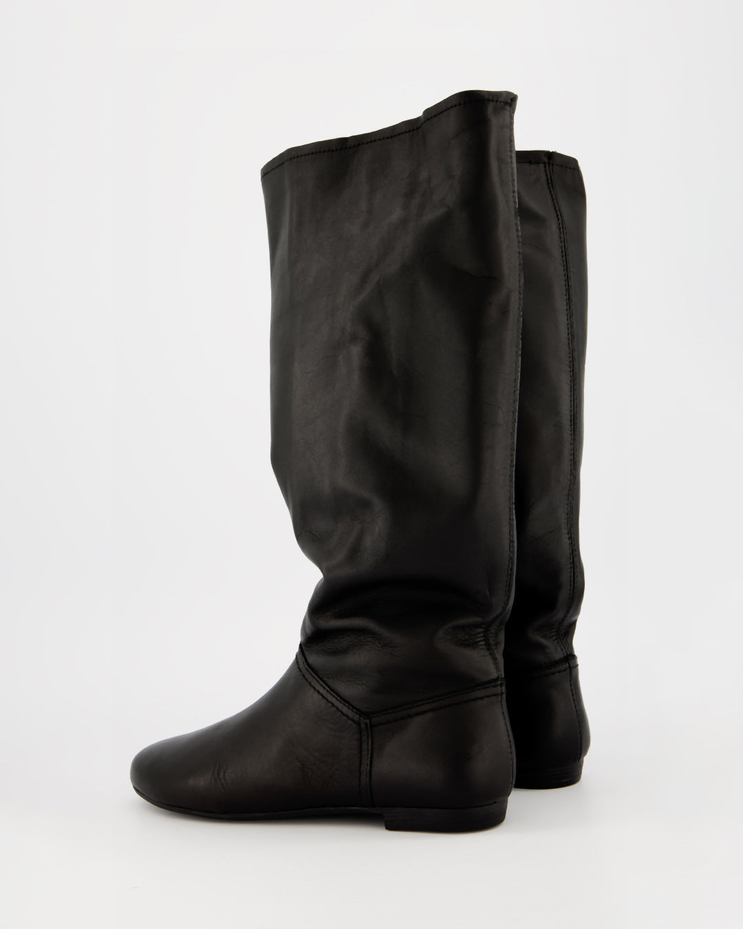 SINCHI - BLACK LEATHER BOOTS