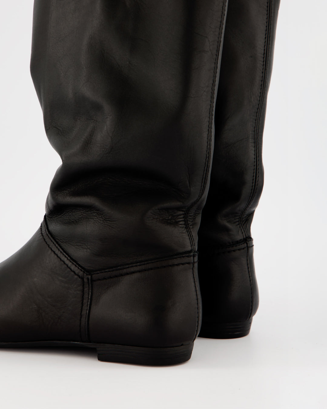 SINCHI - BLACK LEATHER BOOTS