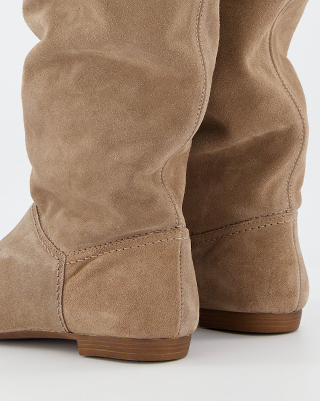 SINCHI - TAUPE SUEDE BOOTS