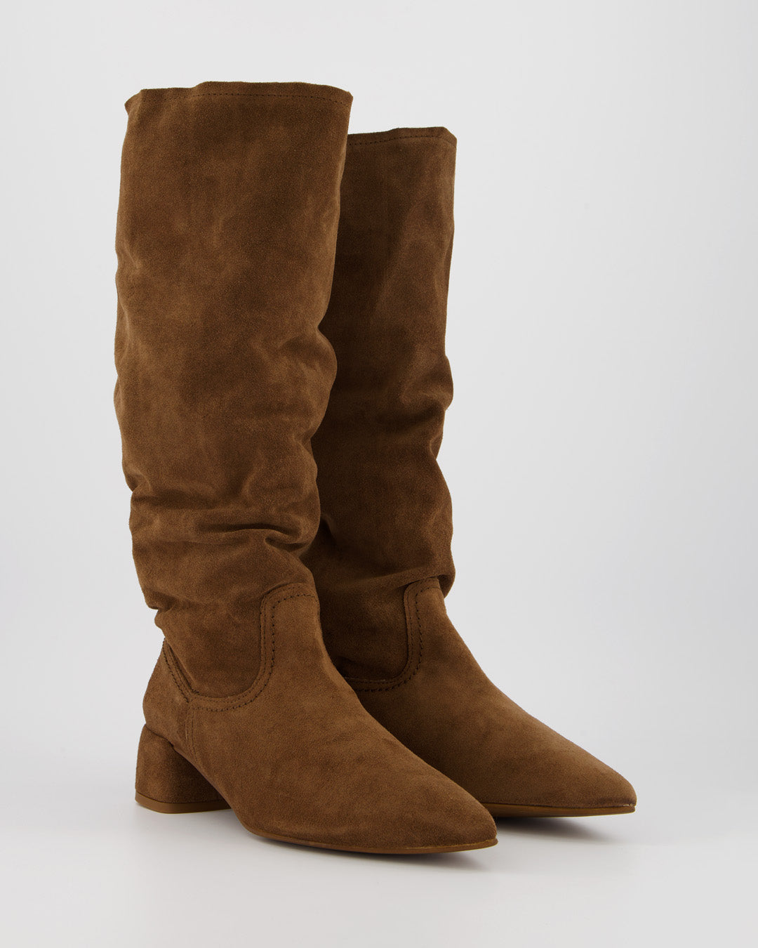 SINDY - BROWN SUEDE BOOTS